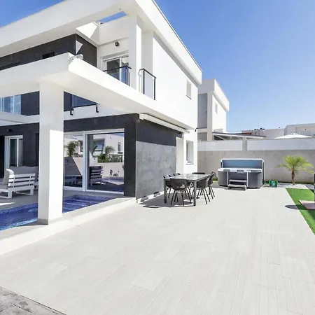 Casa Bos Dolpfin Wellness Luxury Entire Pool & Jacuzzi Gran Alacant Near Puerto Marino